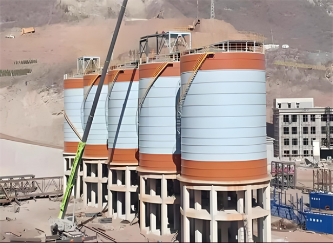 人民路街道高架钢板仓