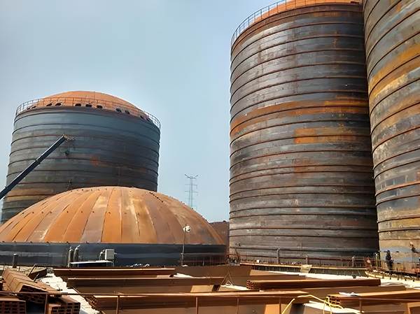 人民路街道焦粉钢板仓